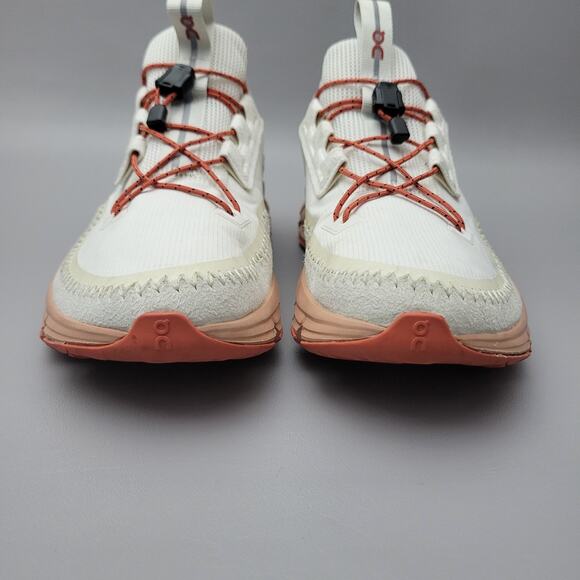 ON CLOUDAWAY ICE CHILI RED GREY WHITE RUNNING SHOES SZ 9 Womens - Picture 7 of 16